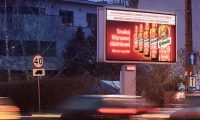 Reklama piwa Królewskie na ośniku Dynamic Backlight
