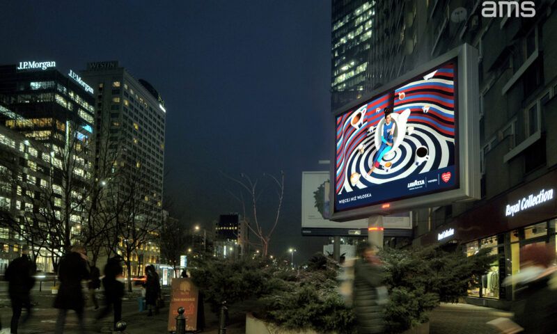 Digital Cityscreen Lavazza