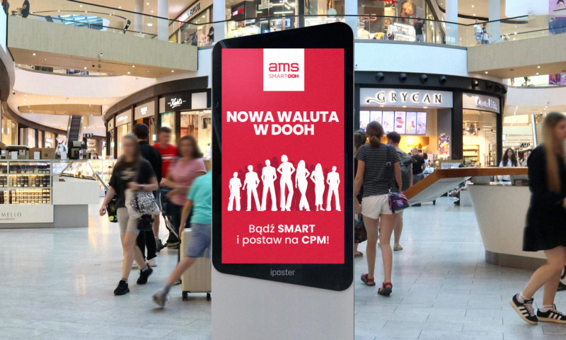 AMS aktualizuje cennik DOOH i wprowadza CPM